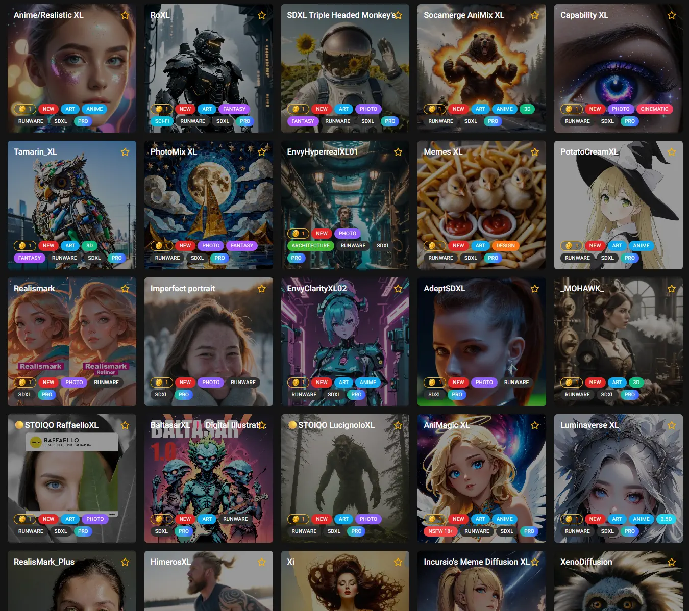 150+ new models in the catalog