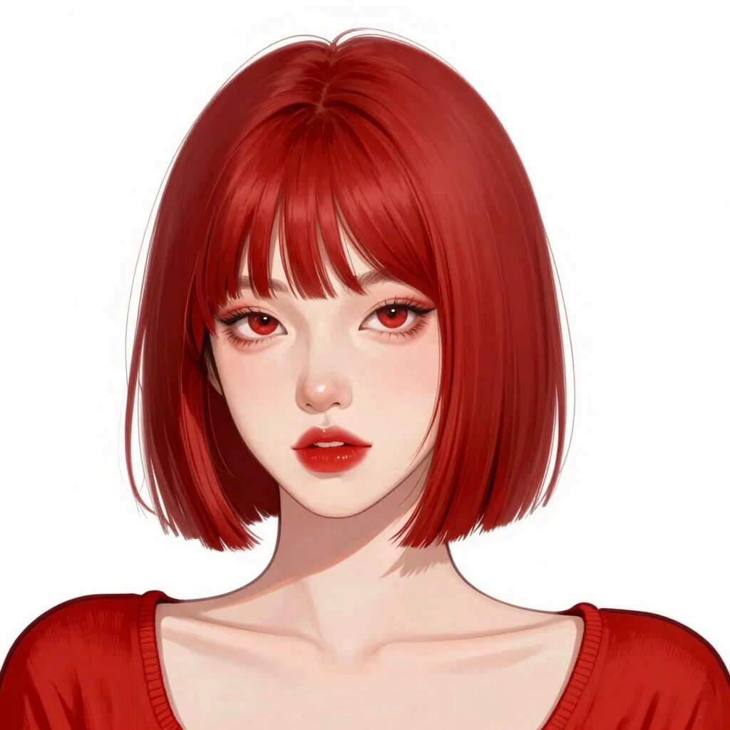 red girl — работа пользователя Невероятная Песня