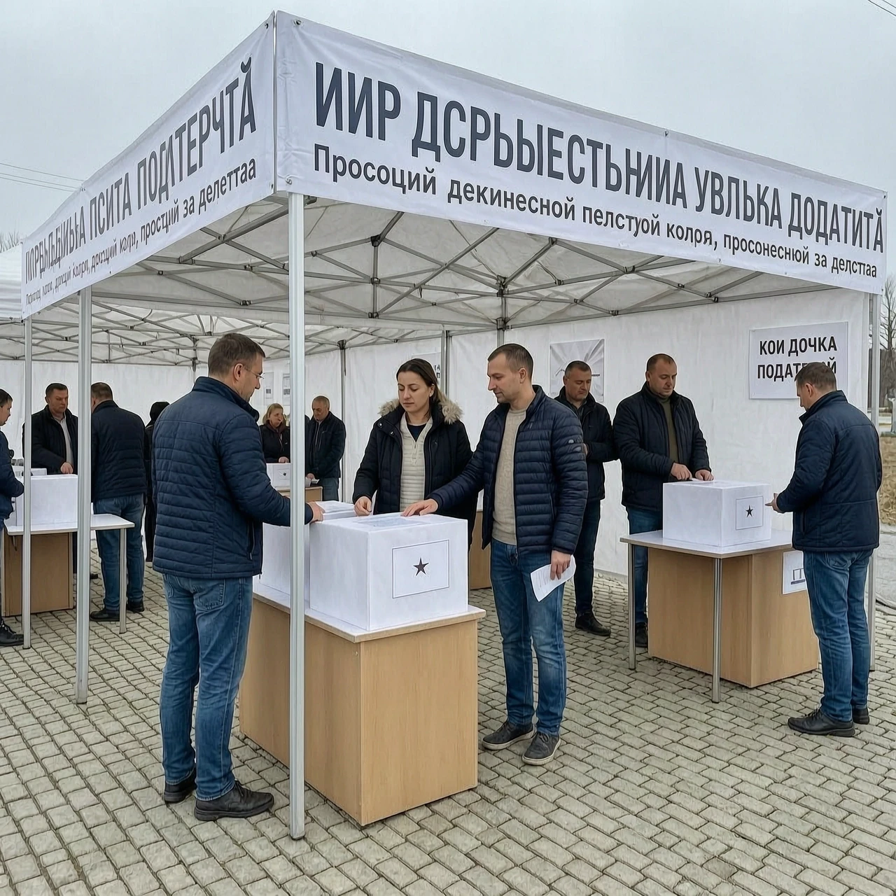 Избирательный участок открыт. Комиссия работает в штатном режиме, первые избирательной сделали свой выбор , проголосовали за депутата — работа пользователя Огромный Зонд
