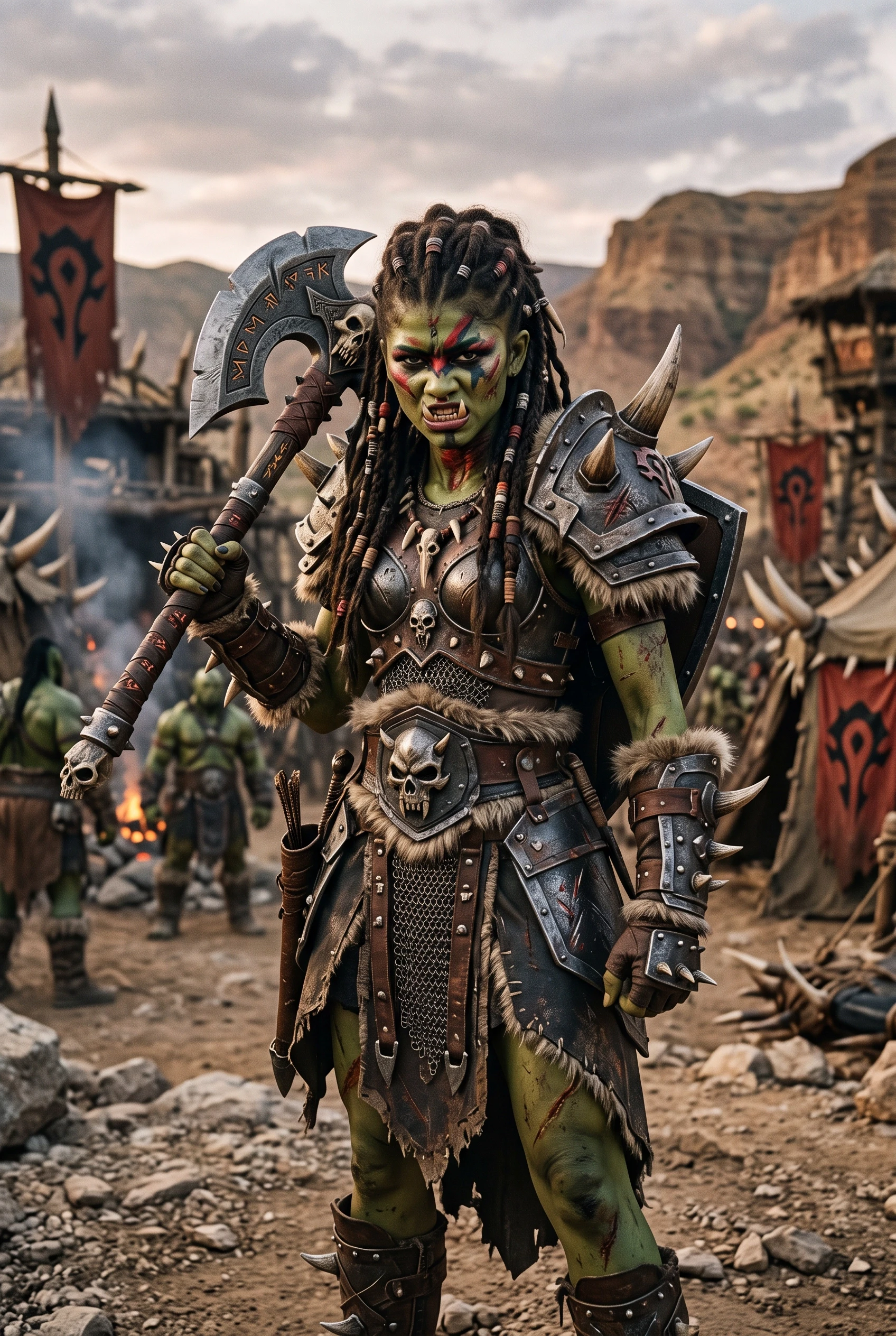 Зендайа косплеит орка из world of Warcraft — работа пользователя Быстрый Маг