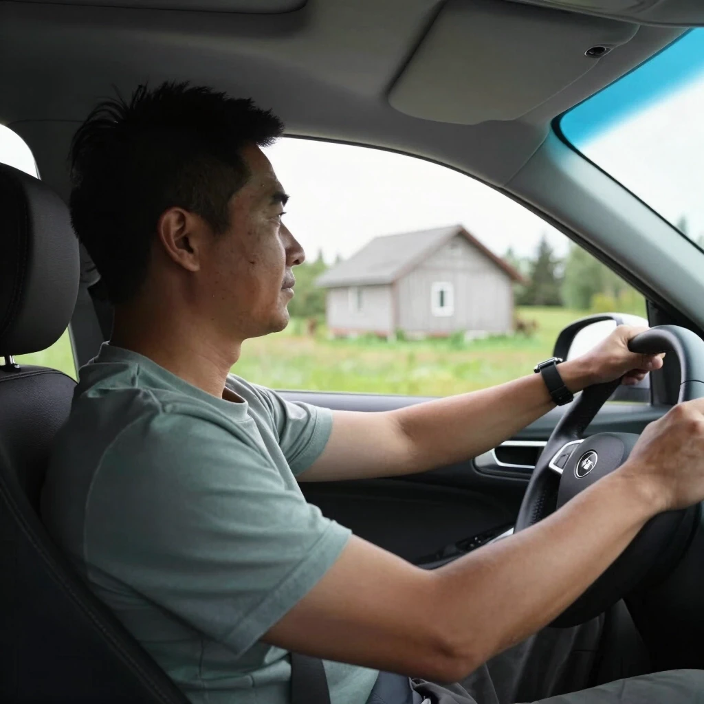 man drives to the dacha — работа пользователя Эмоциональная Трансмутация