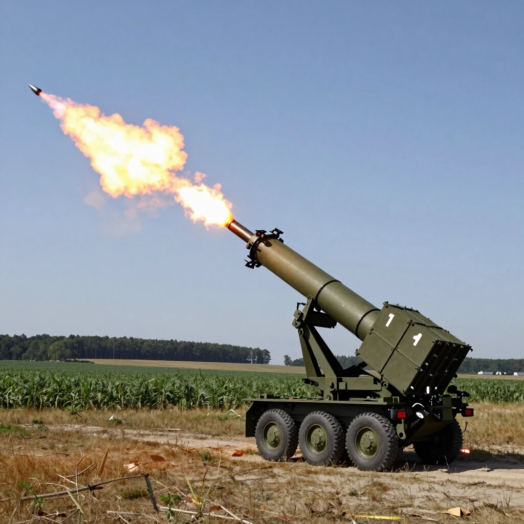 Standing in the field in summer, HIMARS are firing — работа пользователя Сверхновая Секунда