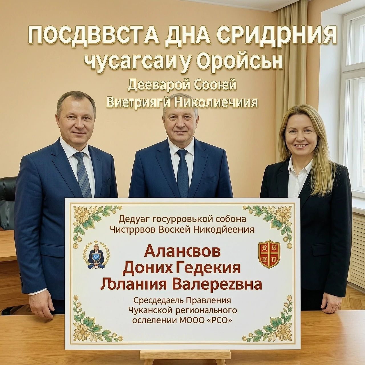 создать картинку поздравление с днем рождения от депутата государственного совета чувашской респ, глав врача чебоксарской районной больницы Викторова Владимира Николаевича для…