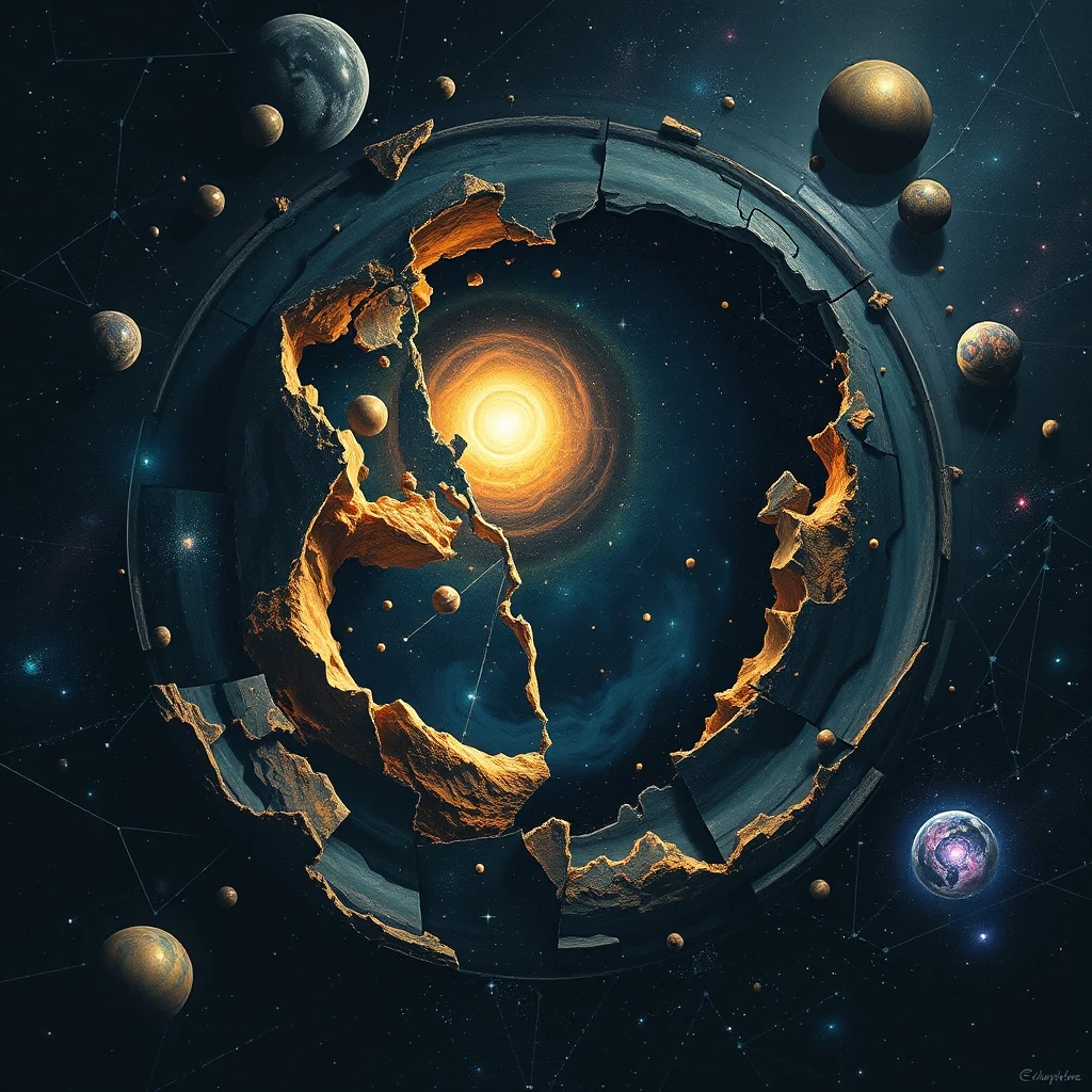 Broken cosmos — работа пользователя Магическая Гидродинамика