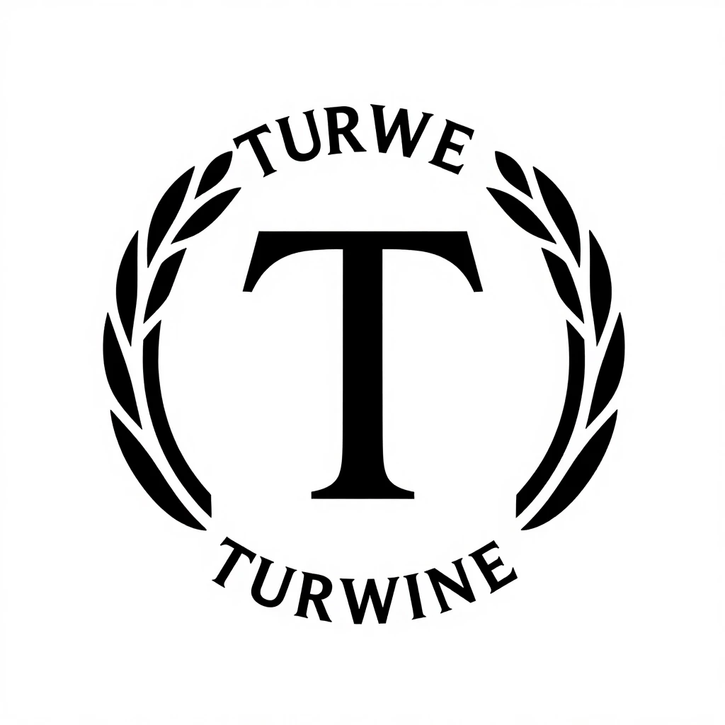 Нарисуй эмблему для винодельни TURWINE. За основу возьми изображение из приложения https://cdn-s3.artgeneration.me/agn/images/07b17aa9/41a0/436c…