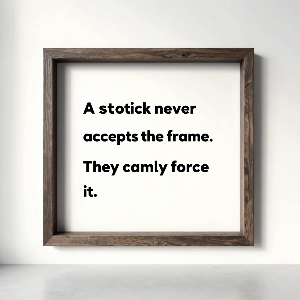 A stoic never accepts the frame. They calmly force the manipulator to explain it. — работа пользователя Непревзойденная Луна