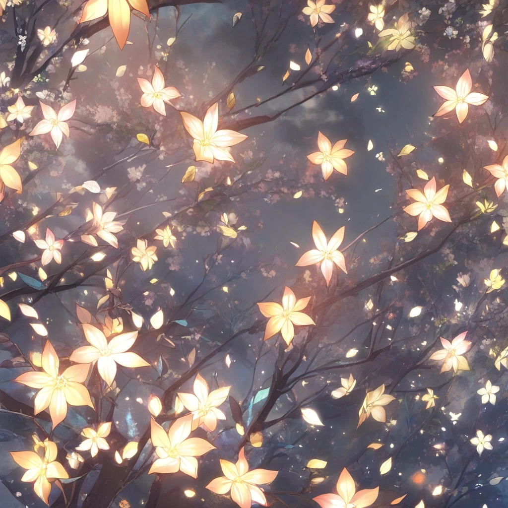 glowing flowers — работа пользователя Секретный Кентавр