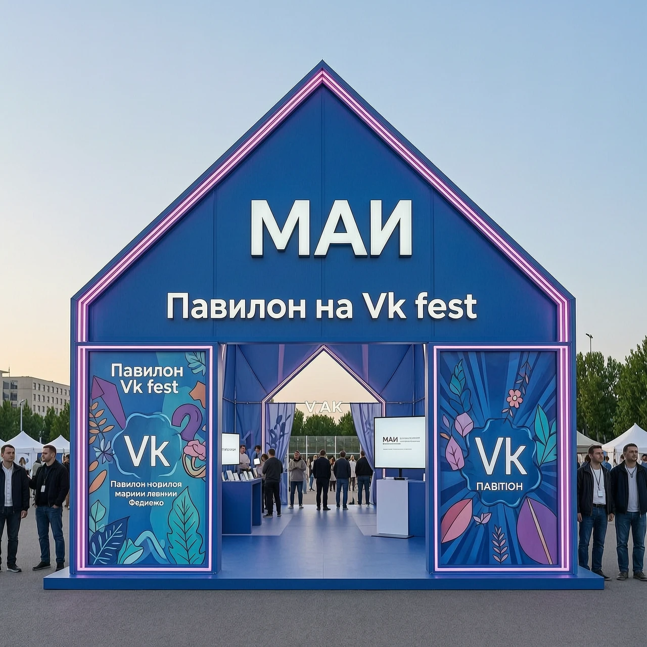 Павильон МАИ на Vk fest — работа пользователя Масштабная Эльфийка