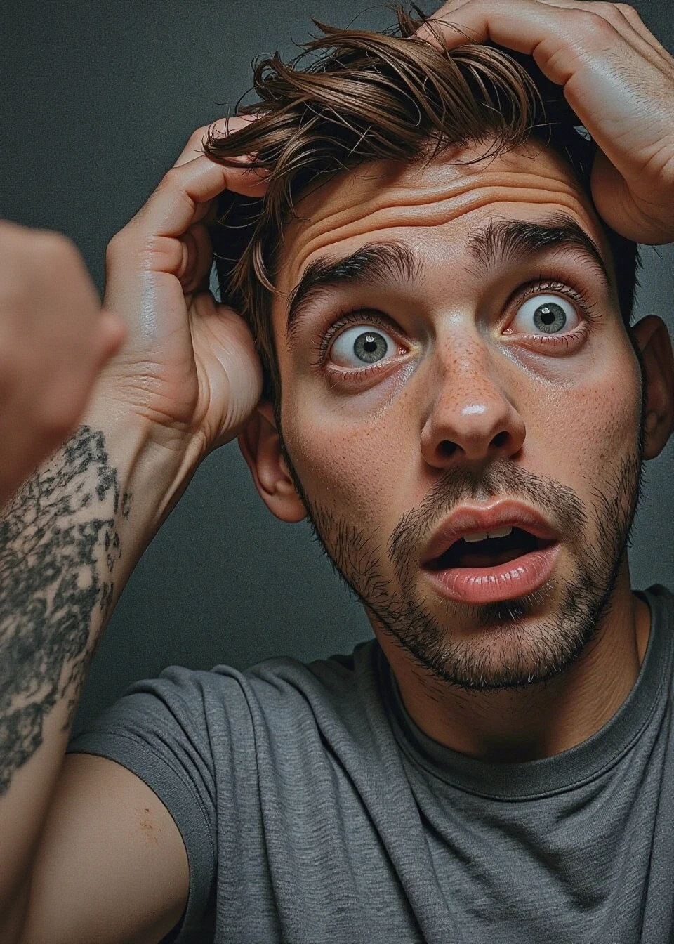 pleasantly shocked, can't believe his eyes male person — работа пользователя Rosa Kastor