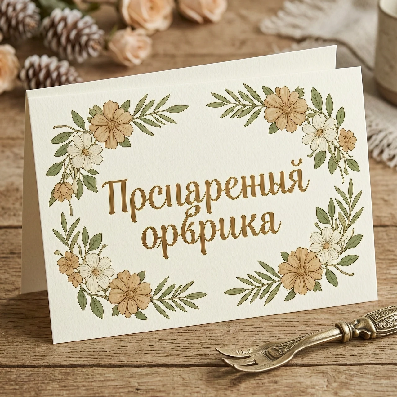 – Поздравительная открытка — работа пользователя Легендарная Оракул