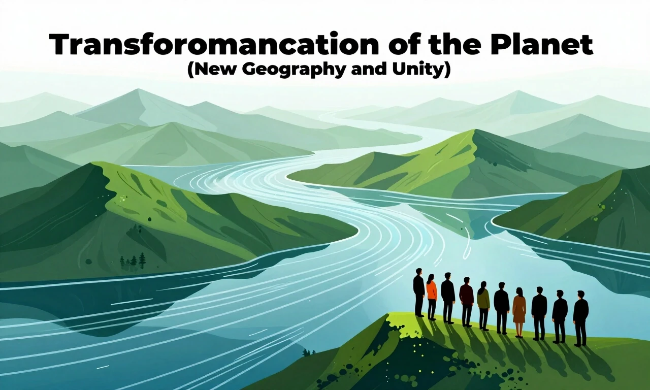 Transformation of the Planet (New Geography and Unity) Meaning: Lines about the changing landscape, water reaching the mountains, and people coming together. Important: this is…