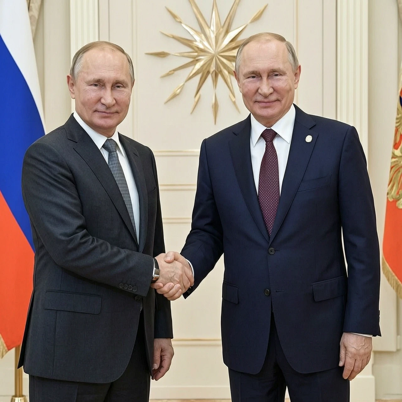 Президент жмёт руку — работа пользователя Багровый Демон