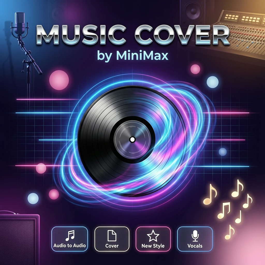 MiniMax Music Cover — AI-модель генерации аудио