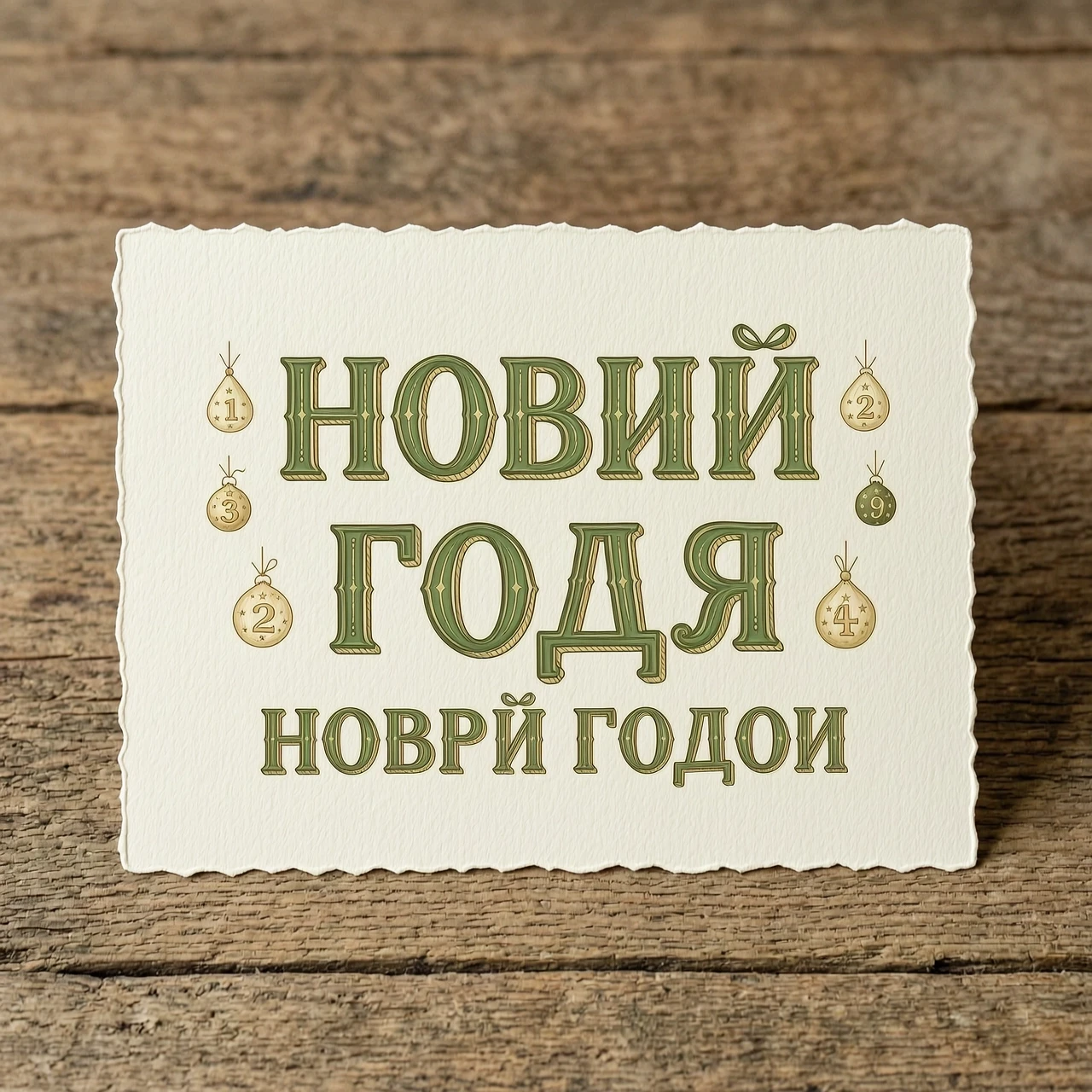 создай такую же открытку и добавь на нее текст с новым годои — работа пользователя Легендарная Оракул