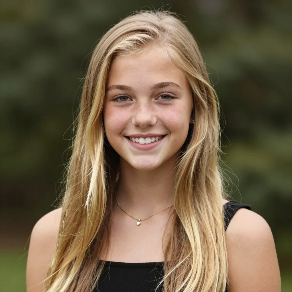 beautiful sixteen-year-old girl with long blonde hair — работа пользователя Энергичная Волна