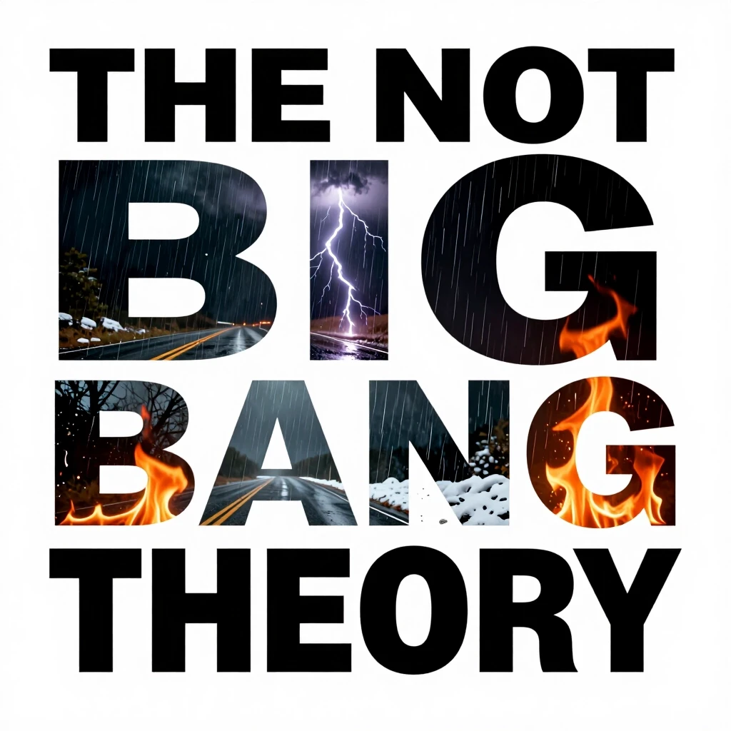 THE BIG BANG THEORY - text (НЕ ПРОПУСКАЙ ТЕКСТ) ЕРУ ИШП Стиль - фотореализм Шрифт : шрифтовая маска Внутри букв текста : огонь, ночь,тусовка,дорога,гроза,дождь,снег Преобладание…