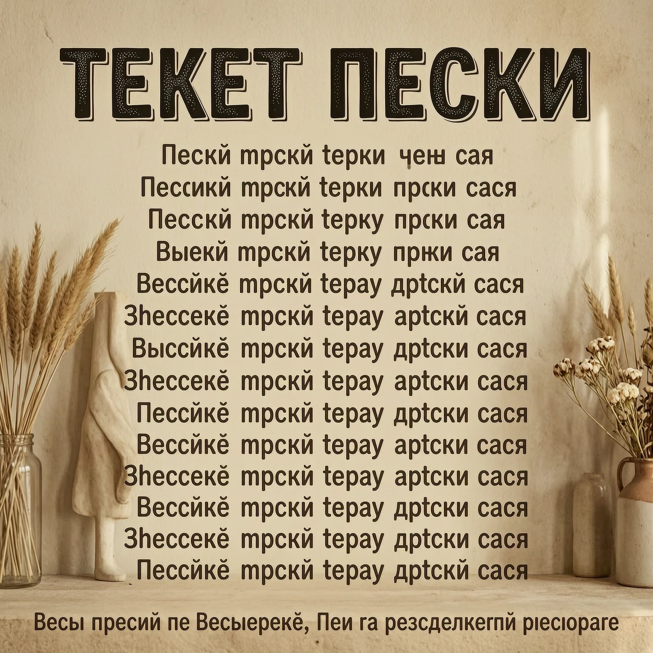 текст песни — работа пользователя Огненная Стрела