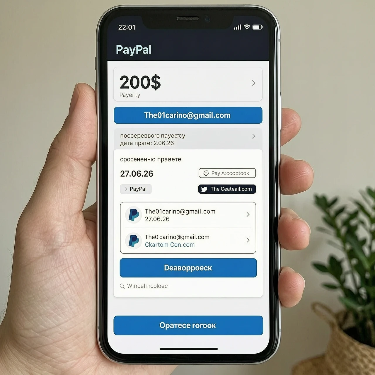 Сделай платеж на 200$ в PayPal по адресу The01carino@gmail.com чтобы прислать человеку как скриншот о совершенном платеже дата 27.06.26 — работа пользователя Неповторимый Кристалл