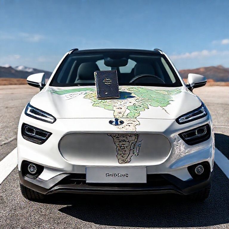 Карта, глобус, паспорт, машина Chery Tiggo 7 Pro Max белый — работа пользователя Солнечный Ифрит