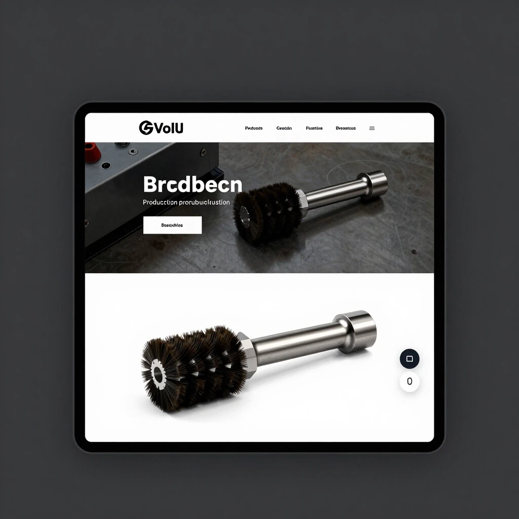 create main website page for the production of brush shafts 9:16 — работа пользователя Быстрая Охотница