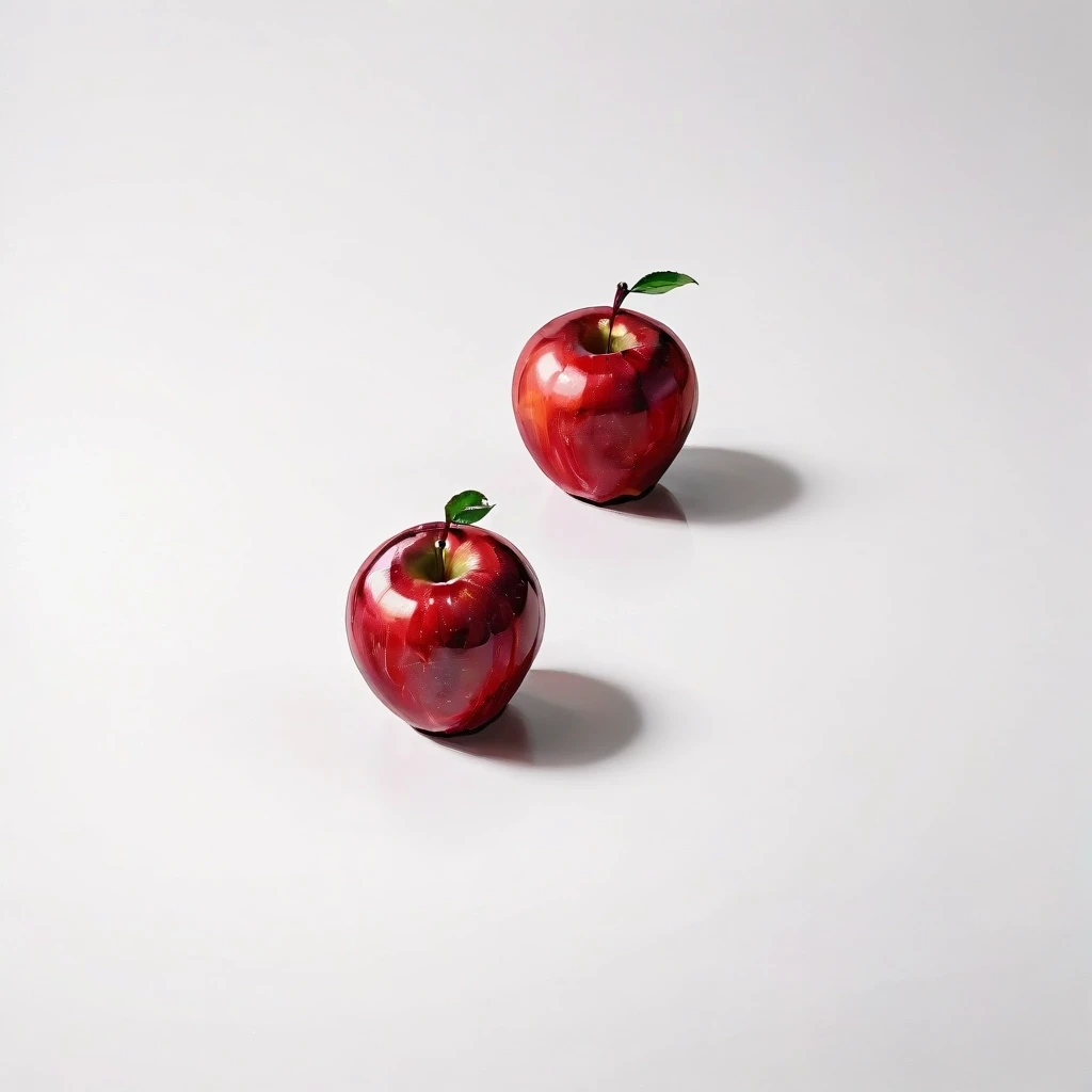 a red apple on a white table — работа пользователя Эффектная Сфера