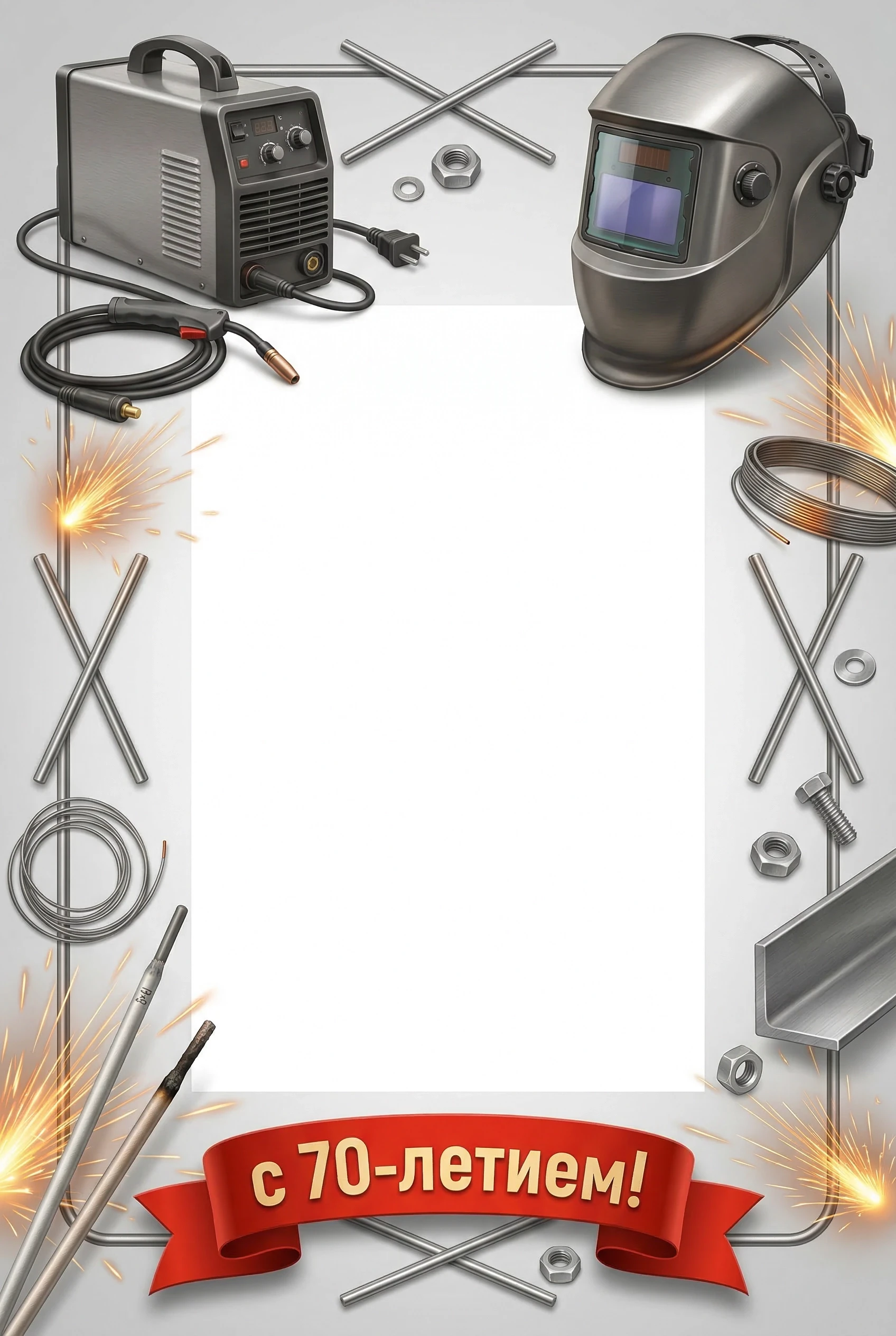 Generate a high-resolution A4-format (210×297 mm) illustration: a custom congratulatory frame for inserting a photo of 10×15 cm (6×4 inches) in the central empty area.…