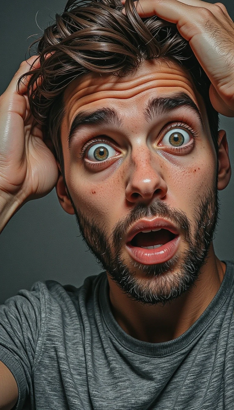 pleasantly shocked, can't believe his eyes male person — работа пользователя Rosa Kastor