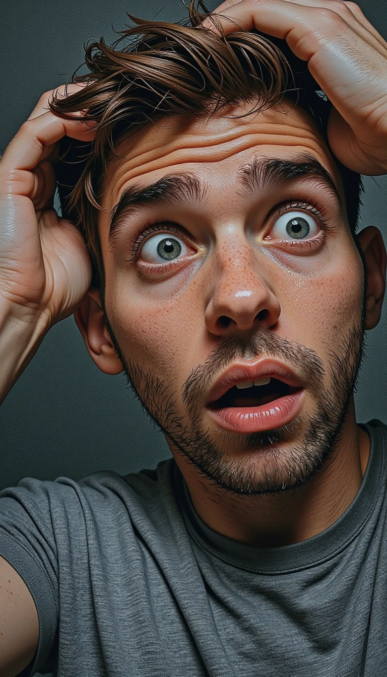 pleasantly shocked, can't believe his eyes male person — работа пользователя Rosa Kastor