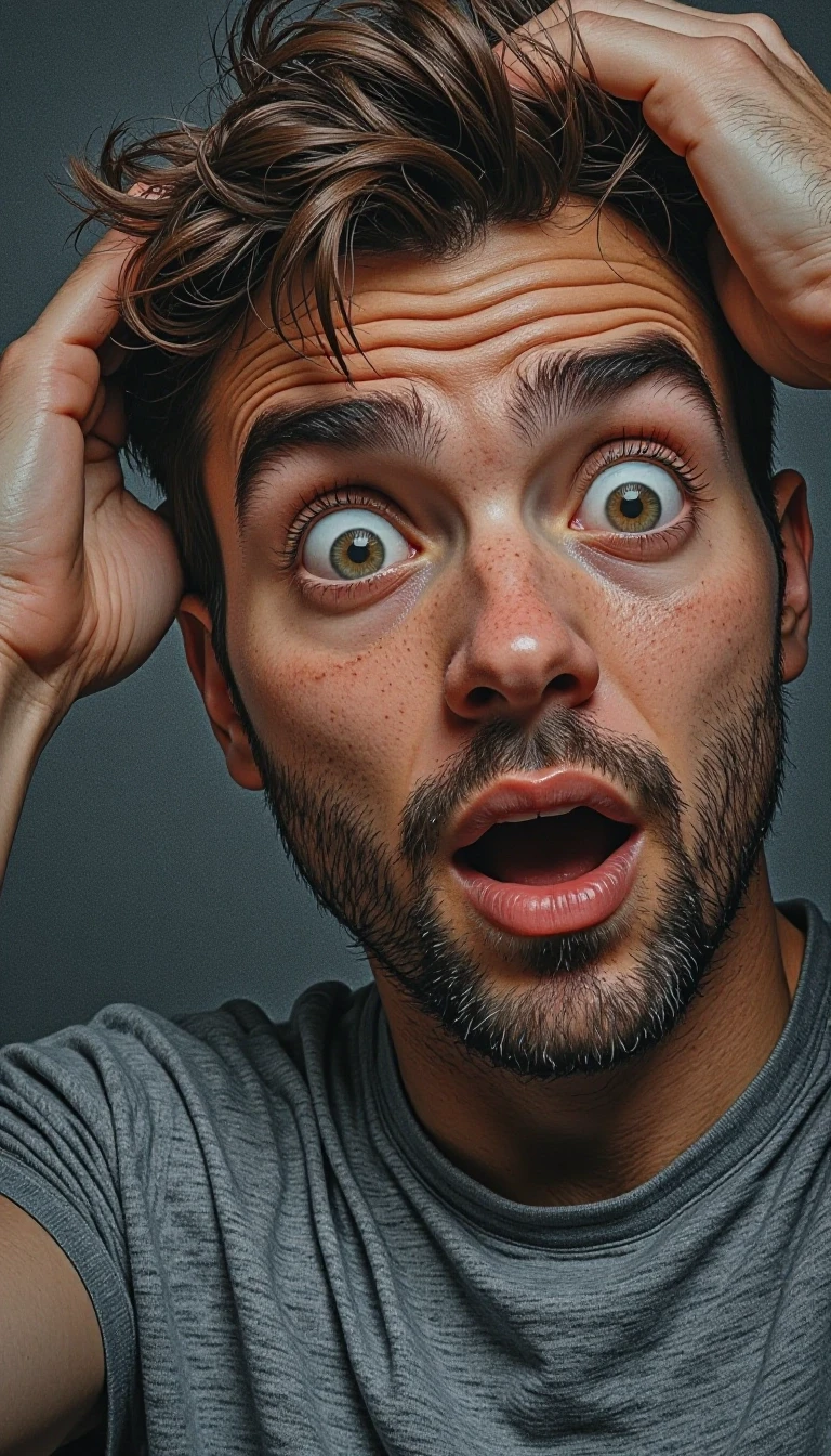 pleasantly shocked, can't believe his eyes male person — работа пользователя Rosa Kastor