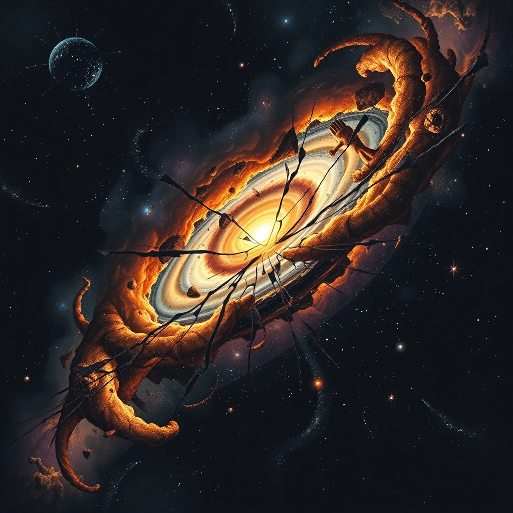 Broken cosmos — работа пользователя Магическая Гидродинамика