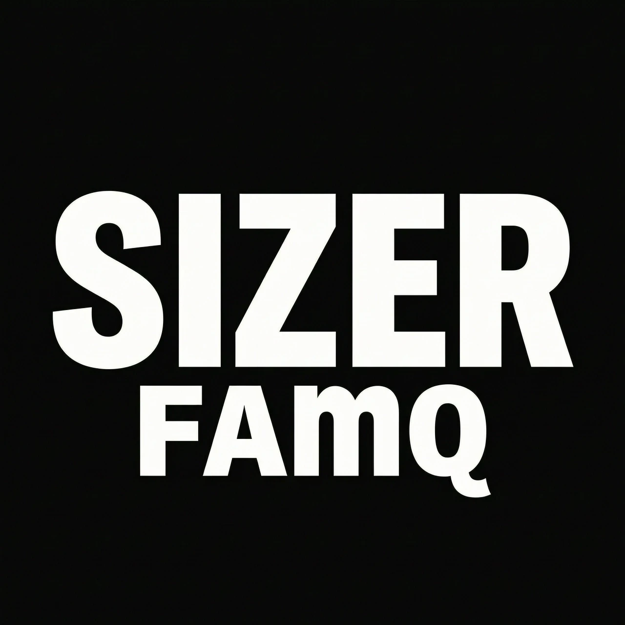 Создать логотип для семьи в гта 5 рп с названием SIZER . Фон чтобы был черным а шрифт толстыл белым цветом и ниже надписи SIZER надпись famq — работа пользователя Пряный Чародей