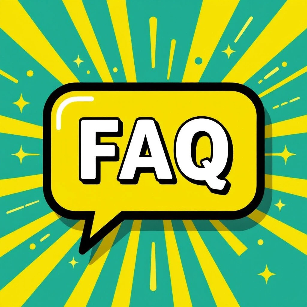 icon picture "question" for faq site. yellow color black border, fantastic style, 250x400 — работа пользователя Сверхестественный Реактор