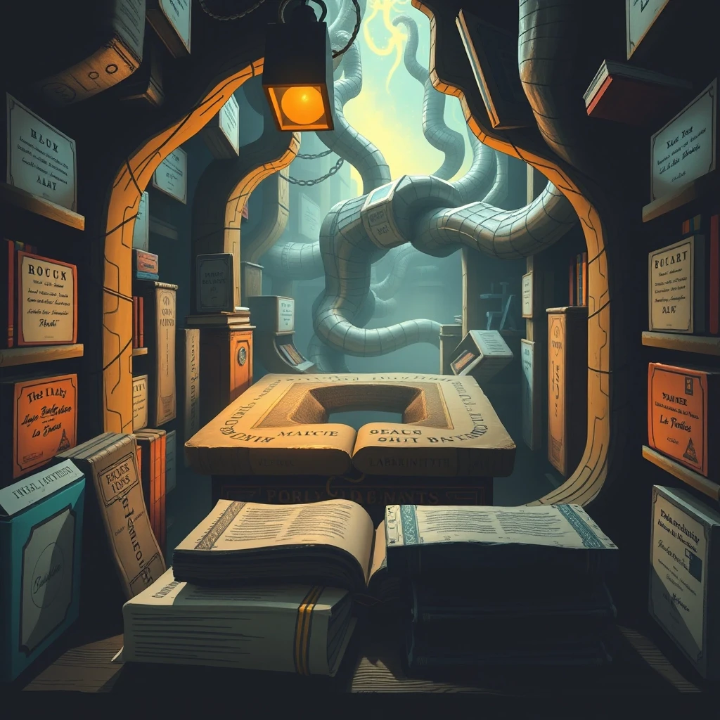 Labyrinth from the books — работа пользователя Быстрая Струна