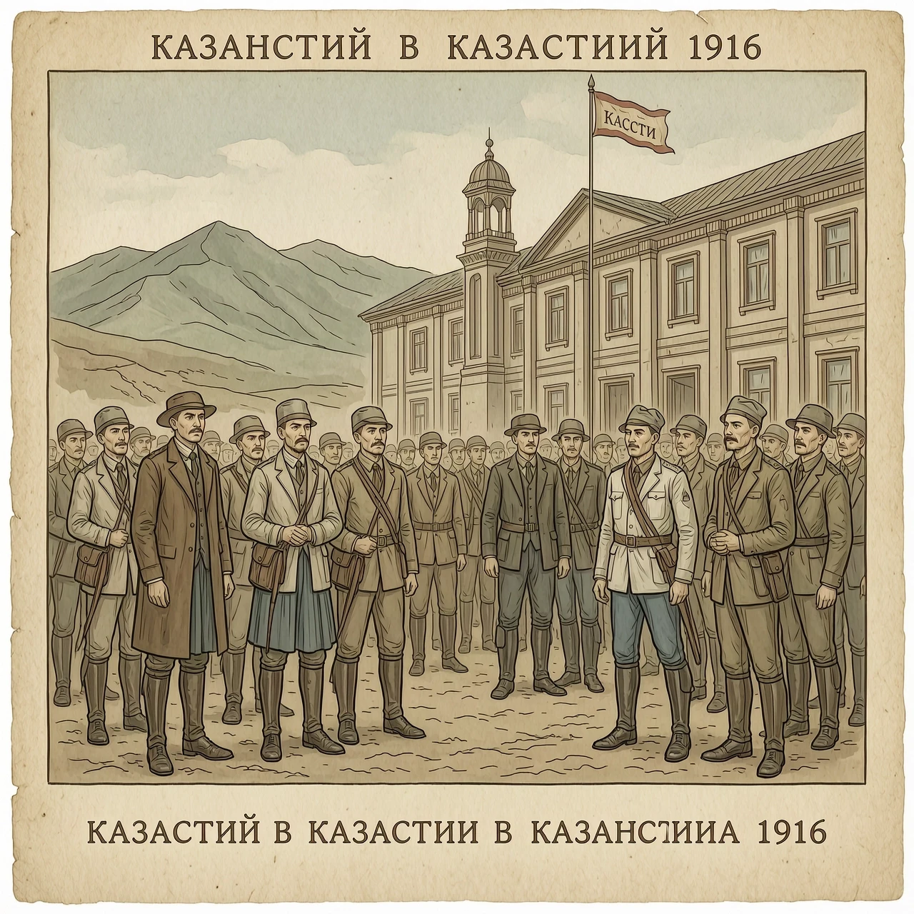 Создать картину событий в Казахстане в 1916 году — работа пользователя Знойная Струна