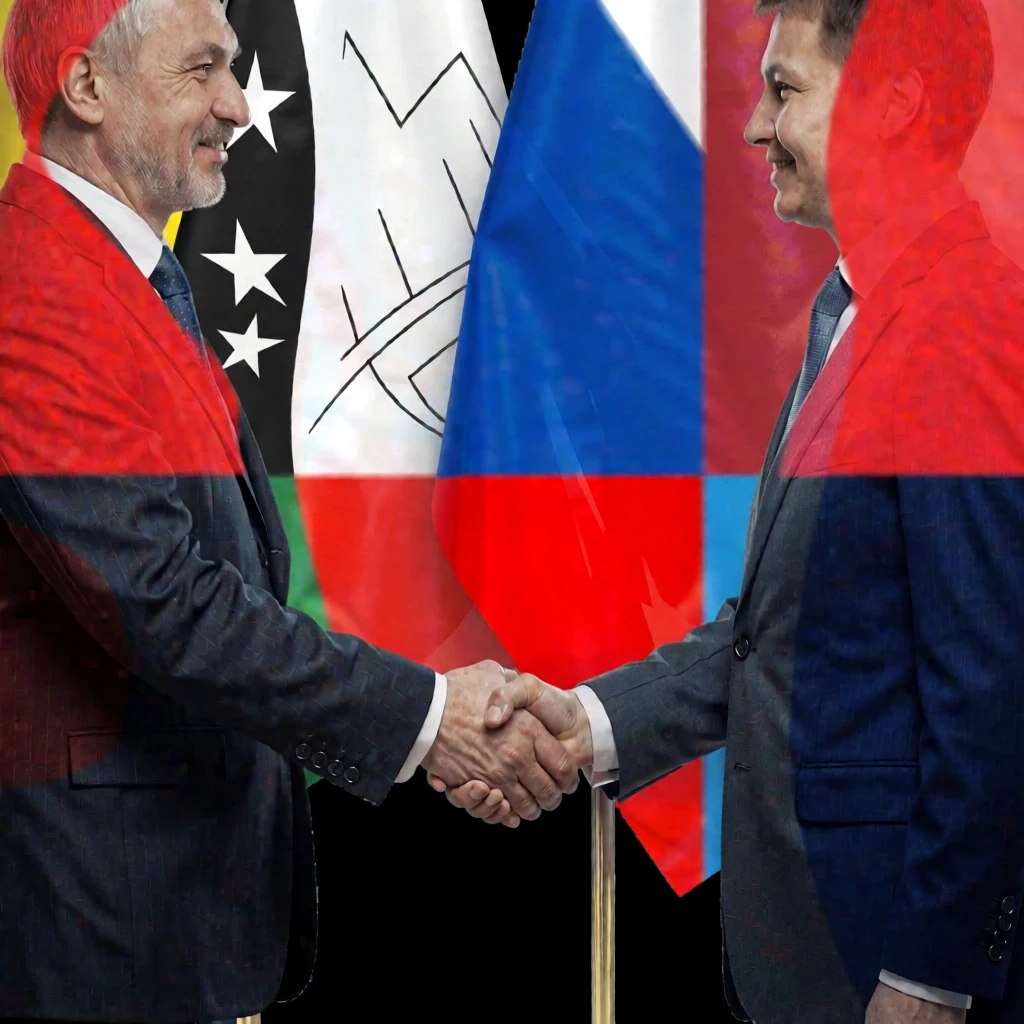 событие из области международной коммуникации международная конференция люди разных национальностей пожимают друг другу руки флаги разных стран на заднем фоне деловой стиль…