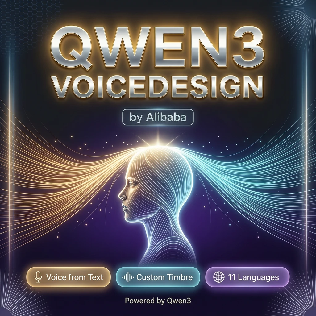 Qwen3-TTS 1.7B VoiceDesign — AI-модель генерации аудио