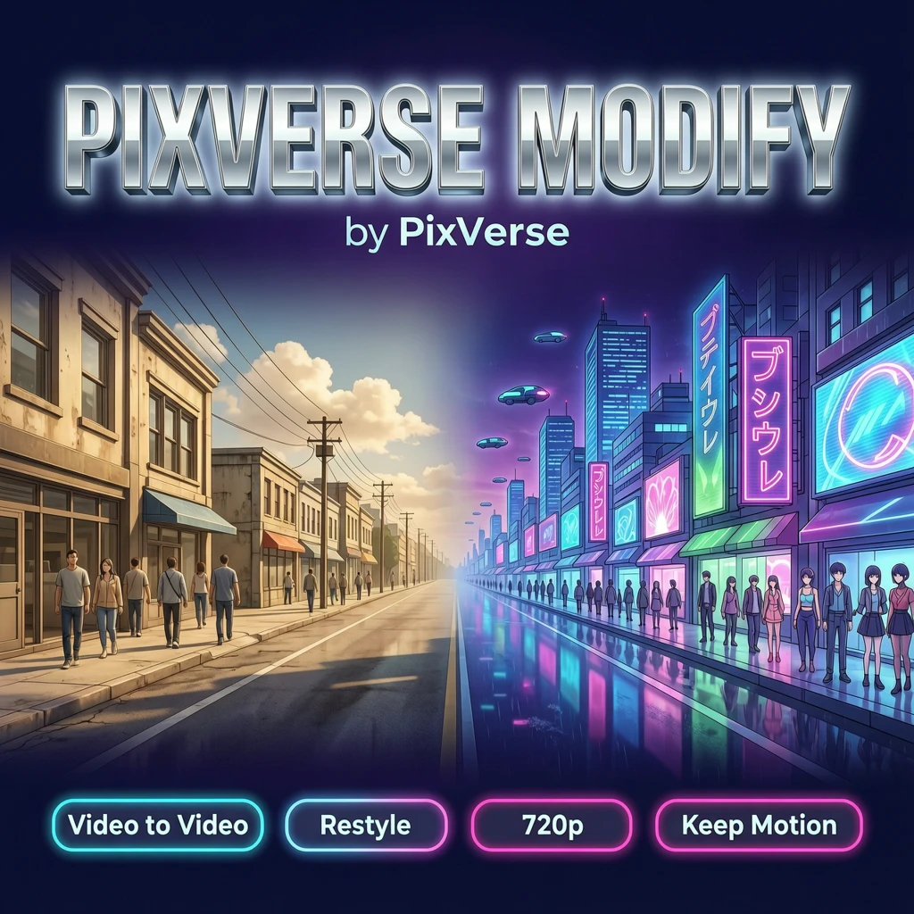 PixVerse Modify — AI-модель генерации видео