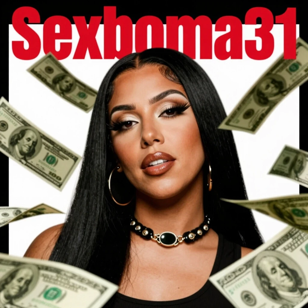 a close up of a poster with money flying around it, album cover, SEXBOMBA31 — работа пользователя Экстремальная Вспышка