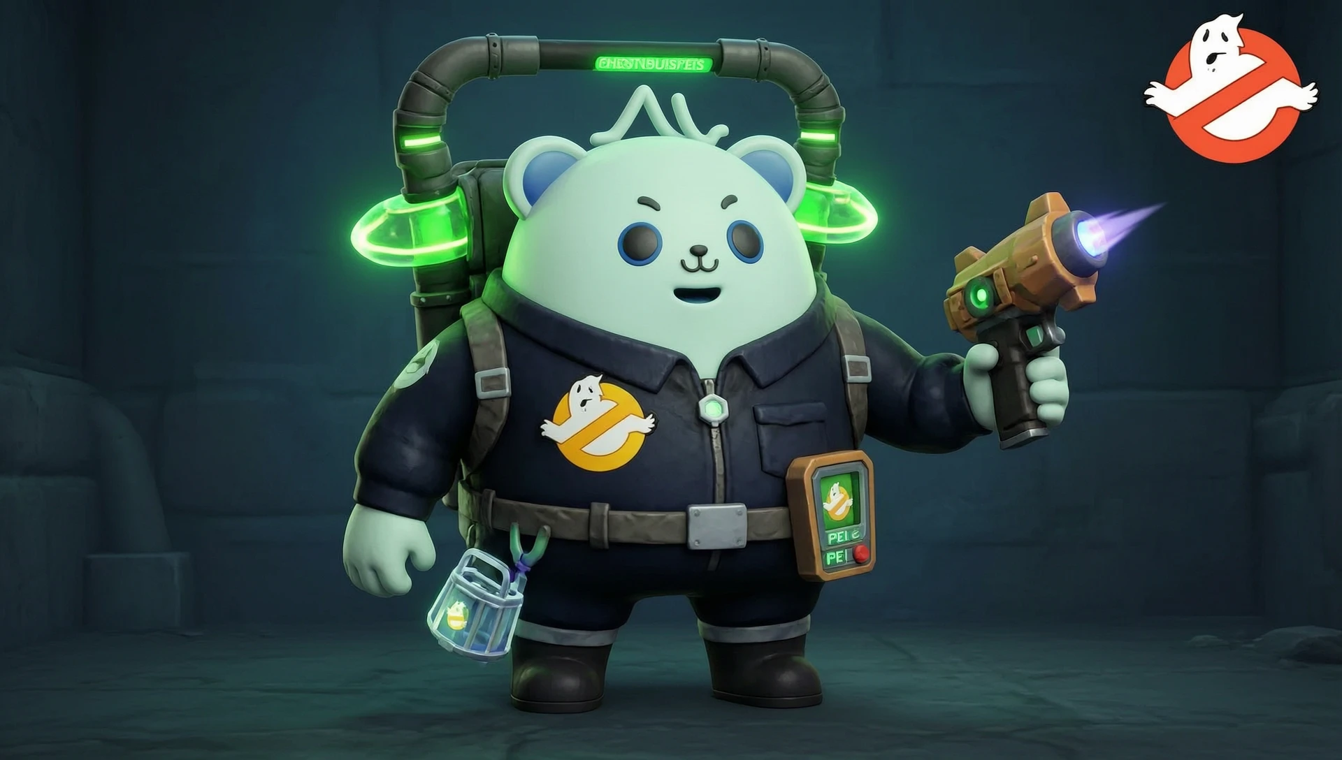 Сделай его персонажем игры Ghostbusters — работа пользователя Яркая Гроза