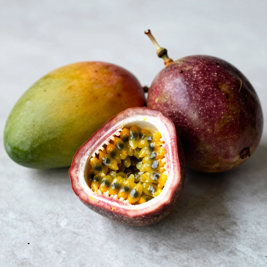 Напиши текст mango passion fruit одной непрерывной линией — работа пользователя Очаровательная Листва