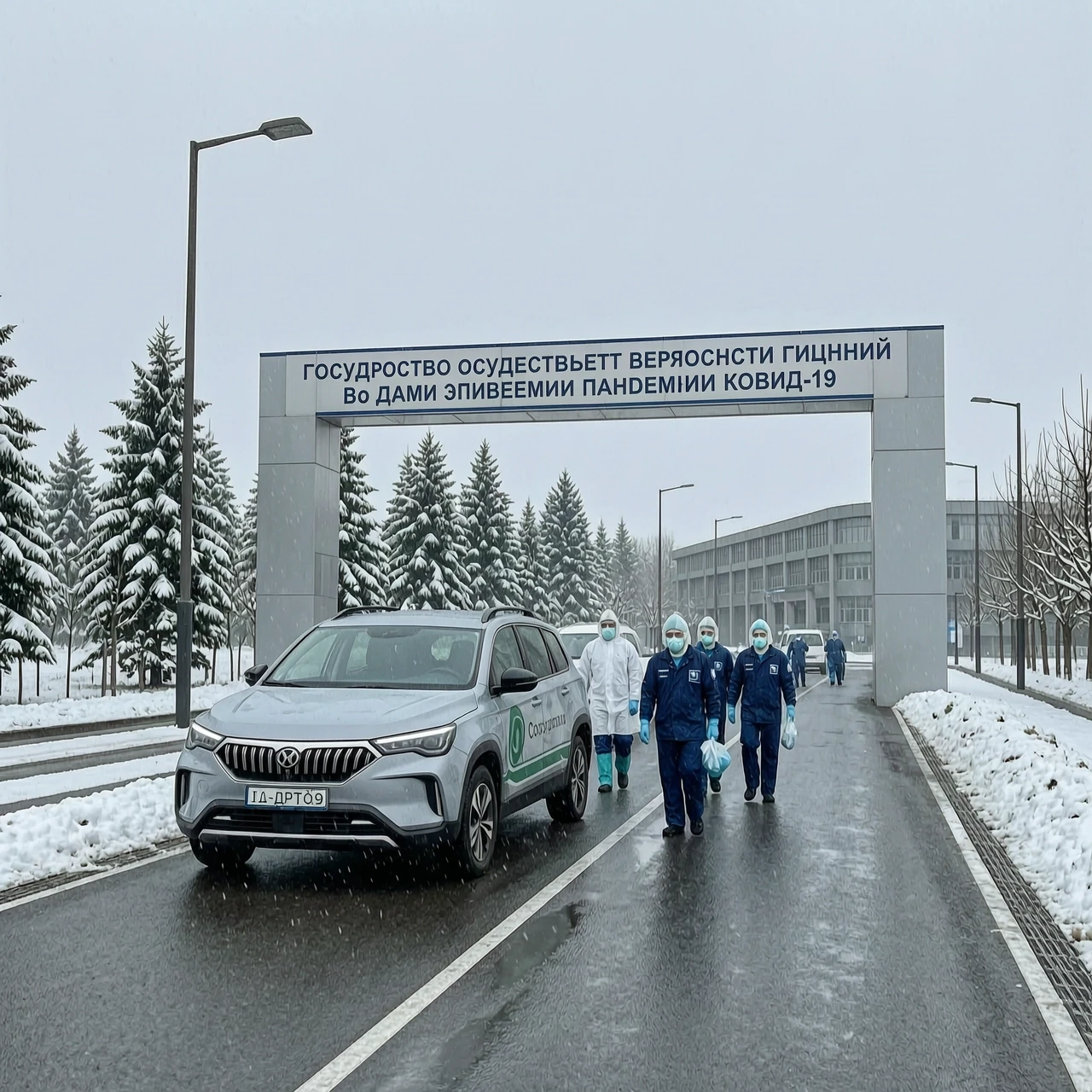 Государство осуществляет безопасность граждан во время эпидемии пандемии ковид-19 — работа пользователя Яркая Дифракция