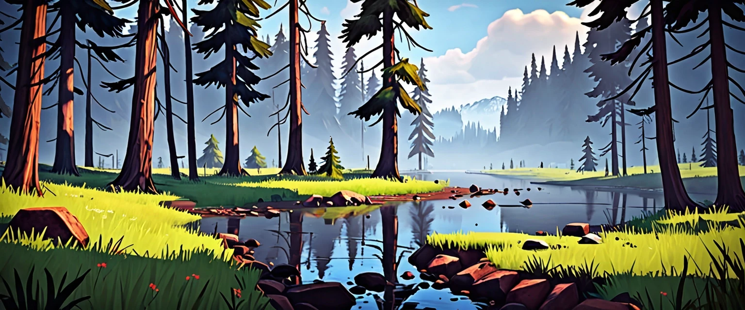 пейзаж природы арт life is strange — работа пользователя Быстрая Паутина