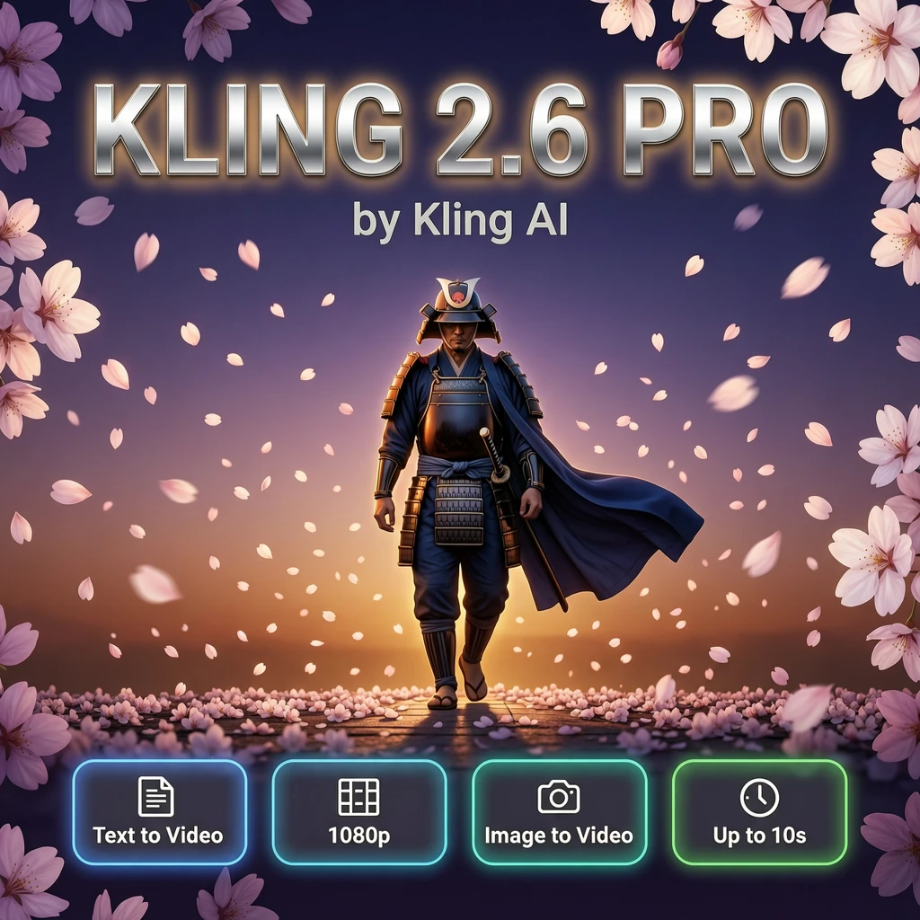 Kling VIDEO 2.6 Pro — AI-модель генерации видео