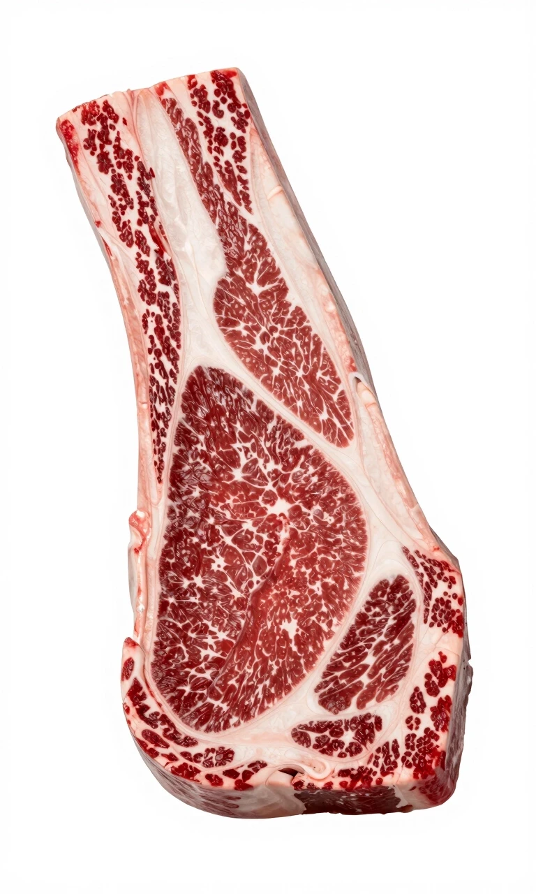 create a photo, leave only one beef trachea in the foreground, delete the rest, make the background white, the photo quality is high, the resolution is 300 dpi — работа…