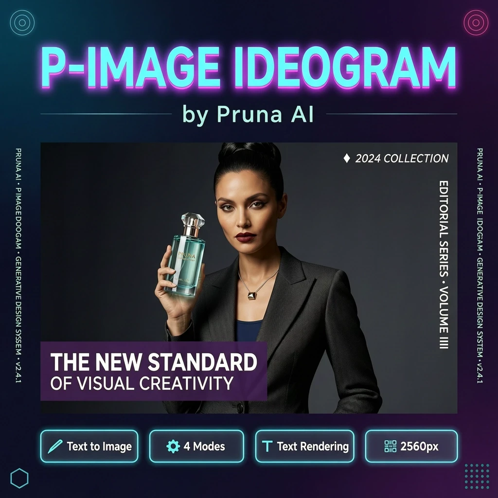 P-Image-Ideogram — AI-модель генерации изображений