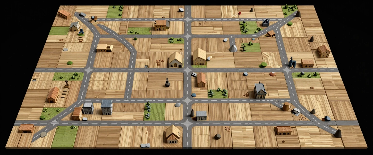 You're well-versed in the board game "Carcassonne". And you know exactly what it looks like. You need to create a "Carcassonne"-themed desktop…