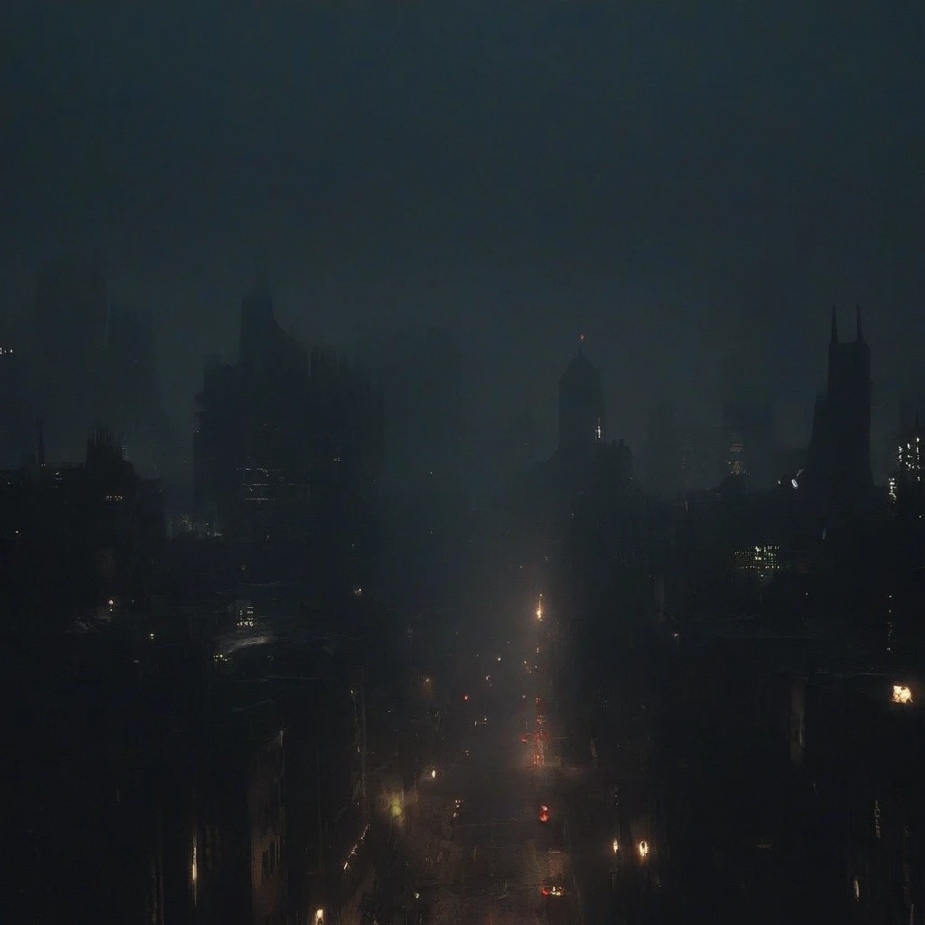 dark city and a small heartbeat on the top — работа пользователя Могущественная Тьма