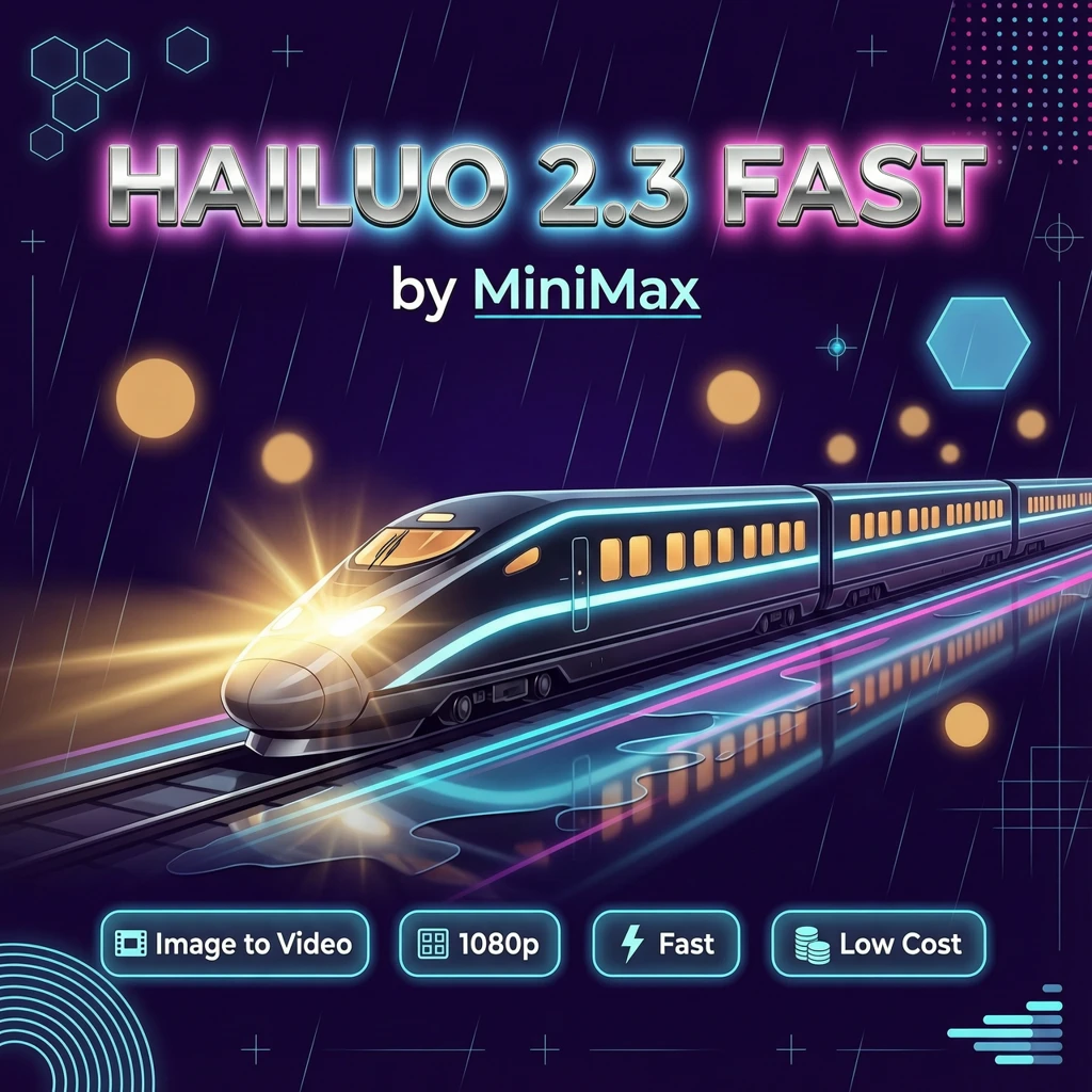Hailuo 2.3 Fast — AI-модель генерации видео