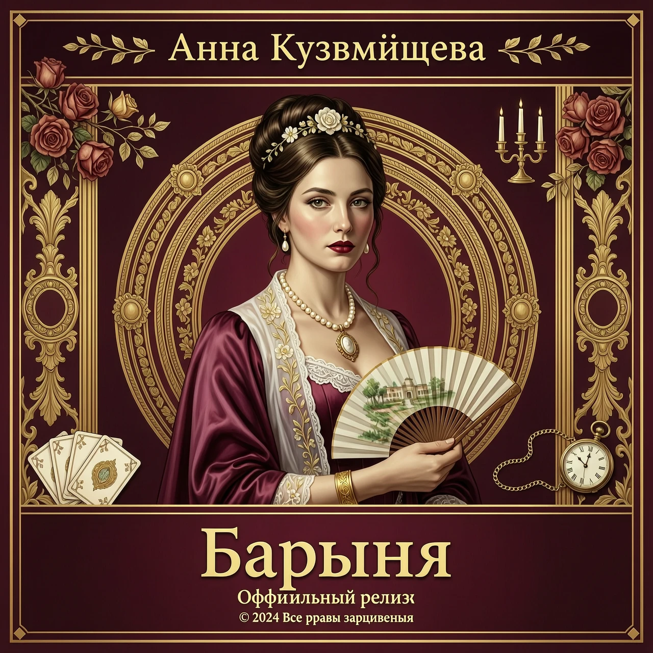 Привет! Создай обложку для трека Барыня исполнитель Анна Кузьмищева — работа пользователя Духовная Лава