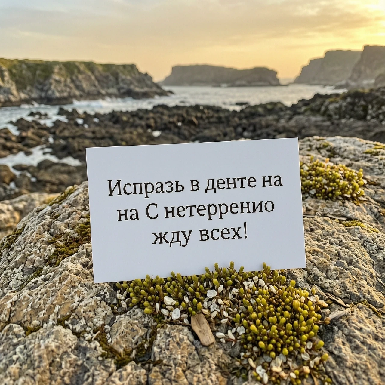 Исправь в конце на С нетерпением жду всех! — работа пользователя Ошеломляющий Шаман